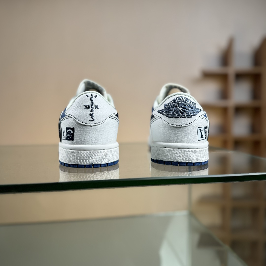 Travis Scott x Fragment Design x Jordan Air Jordan 1 Low OG SP “LV联名——蝶翅蓝” DZ5899-037