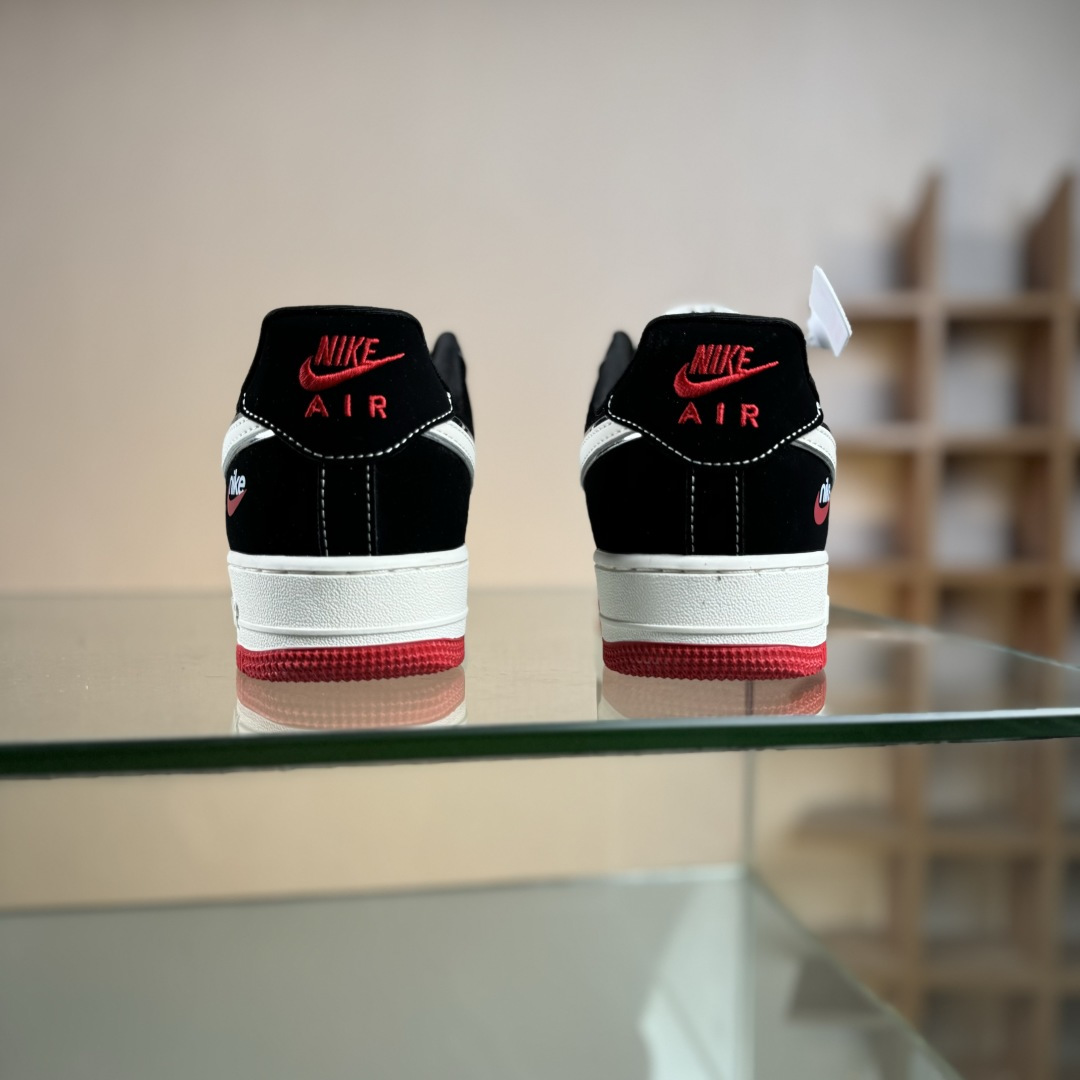 NIke Air Force 1 '07 LOW 黑白红底 运动鞋 休闲鞋 DF0188-118