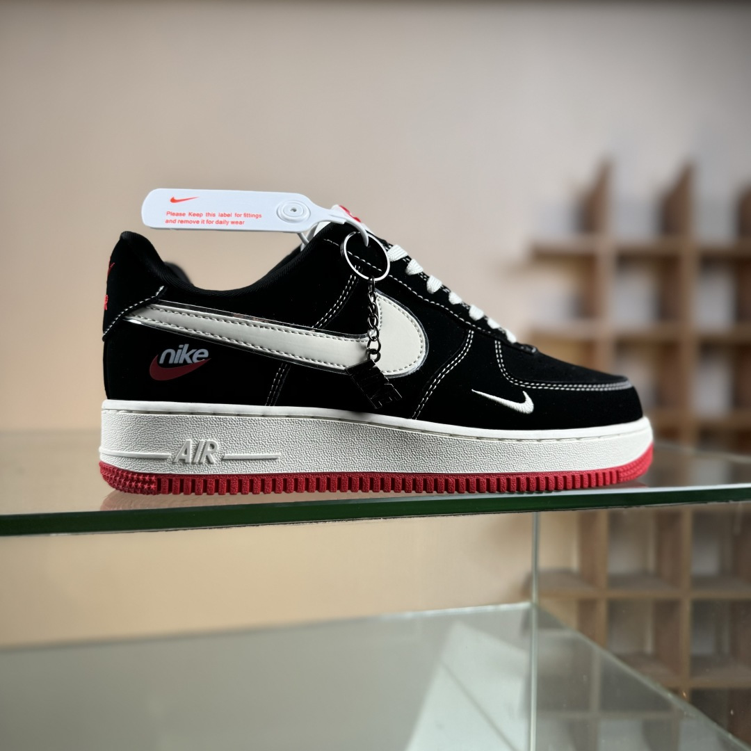 NIke Air Force 1 ’07 LOW 黑白红底 运动鞋 休闲鞋 DF0188-118