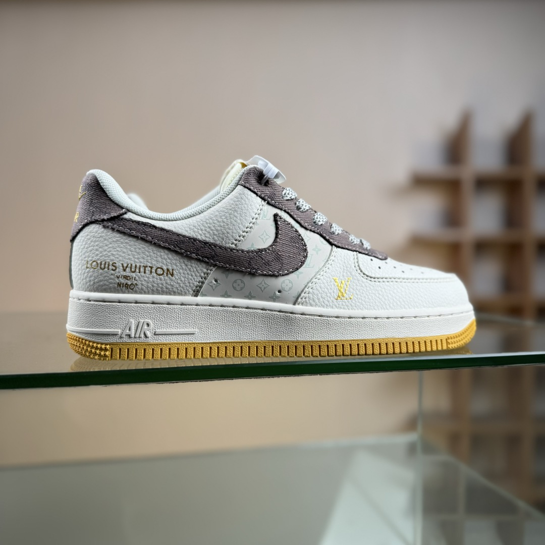 Nike Air Force 1 ’07 Low “LV联名——印花米棕黄”空军一号 QW5606-262