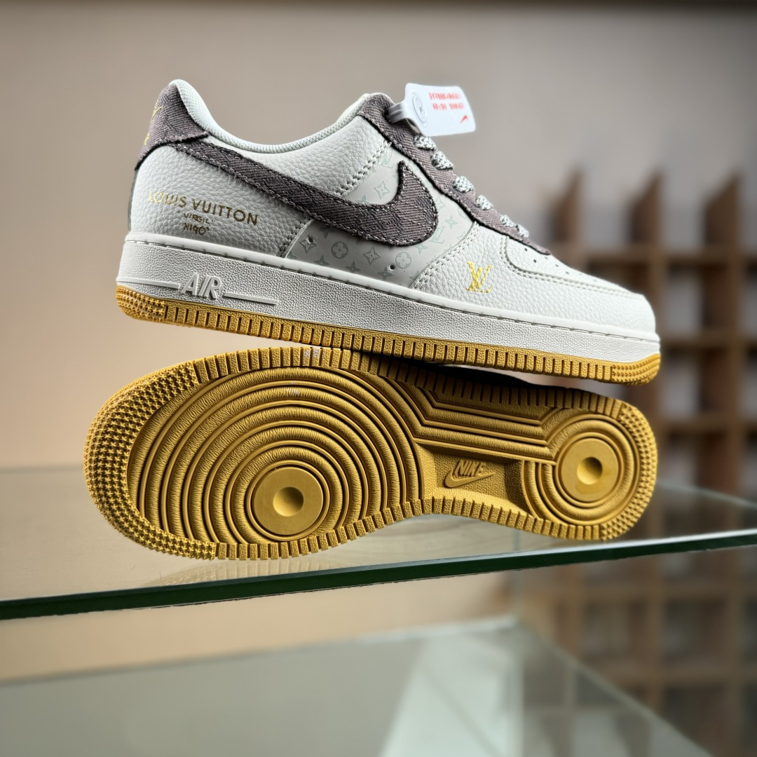 Nike Air Force 1 '07 Low “LV联名——印花米棕黄”空军一号 QW5606-262