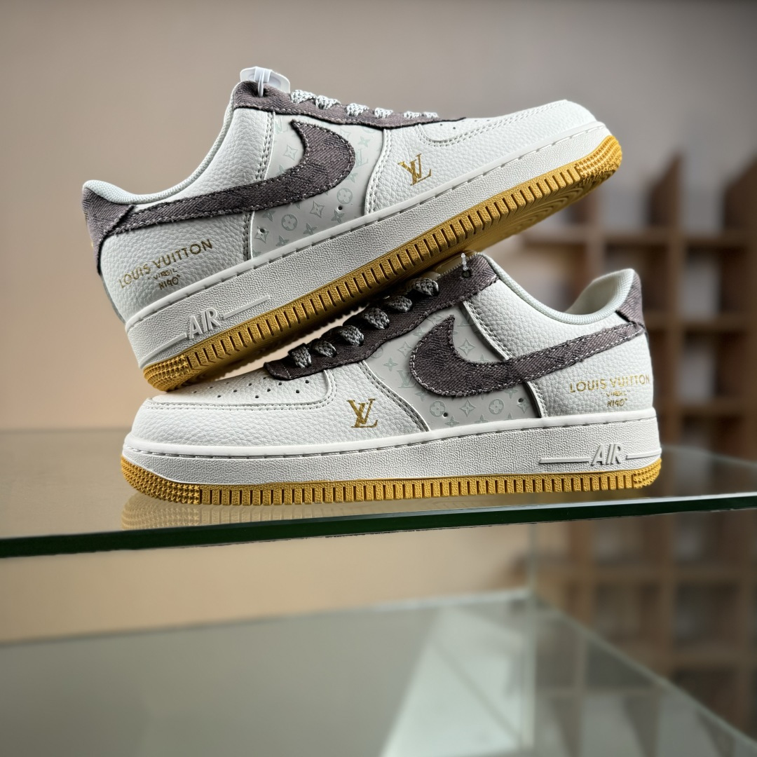 Nike Air Force 1 '07 Low “LV联名——印花米棕黄”空军一号 QW5606-262