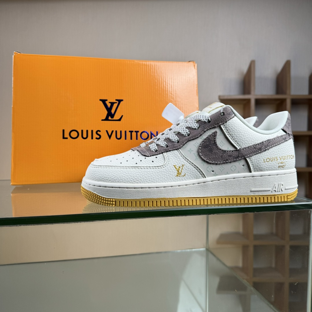 Nike Air Force 1 '07 Low “LV联名——印花米棕黄”空军一号 QW5606-262