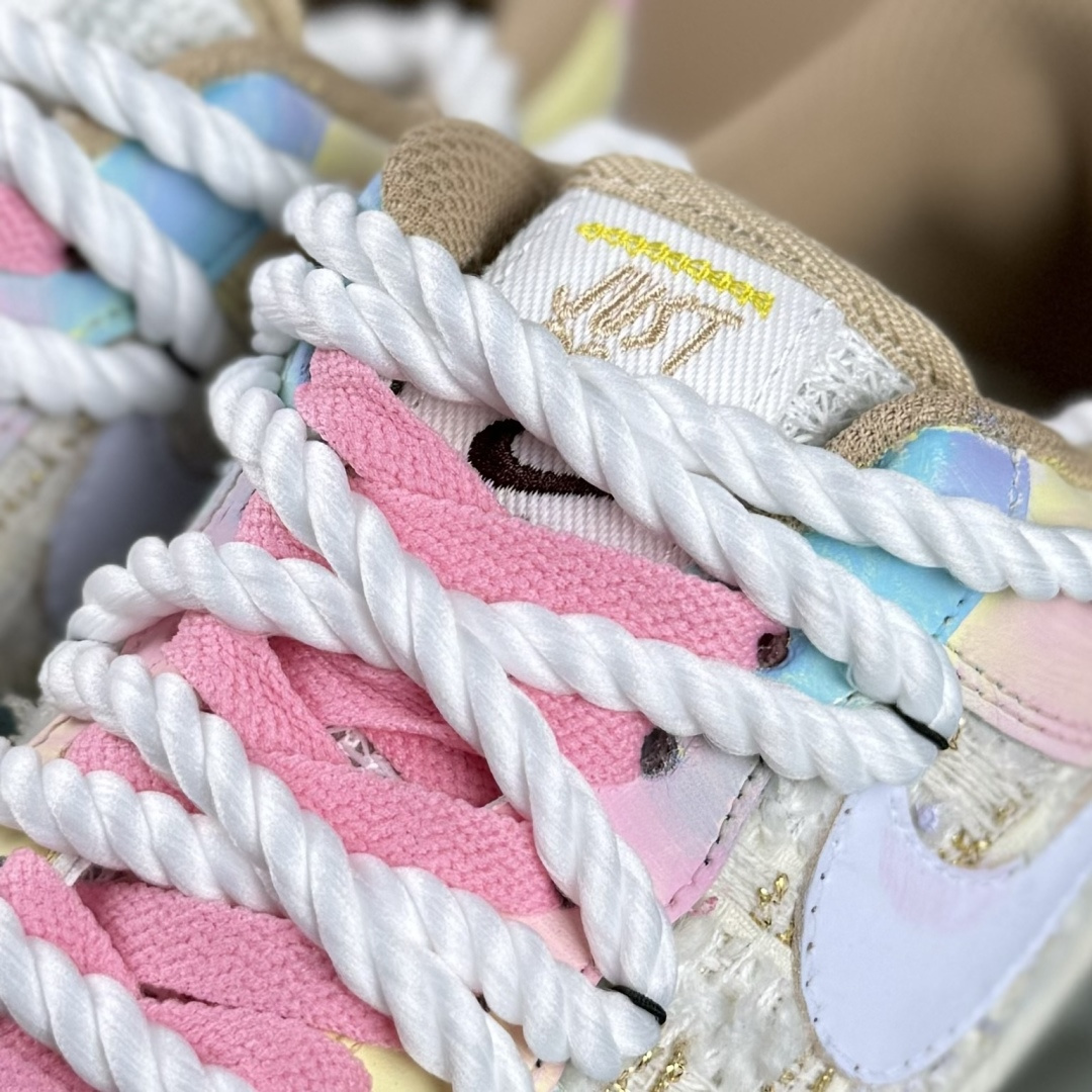 手绘涂鸦“雾屿星芒”Nike Air Force 1 “Mist Island & Starlight”空军一号定制板鞋 FJ7740-120