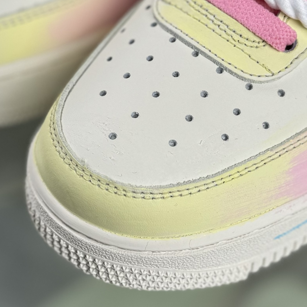 手绘涂鸦“雾屿星芒”Nike Air Force 1 “Mist Island & Starlight”空军一号定制板鞋 FJ7740-120