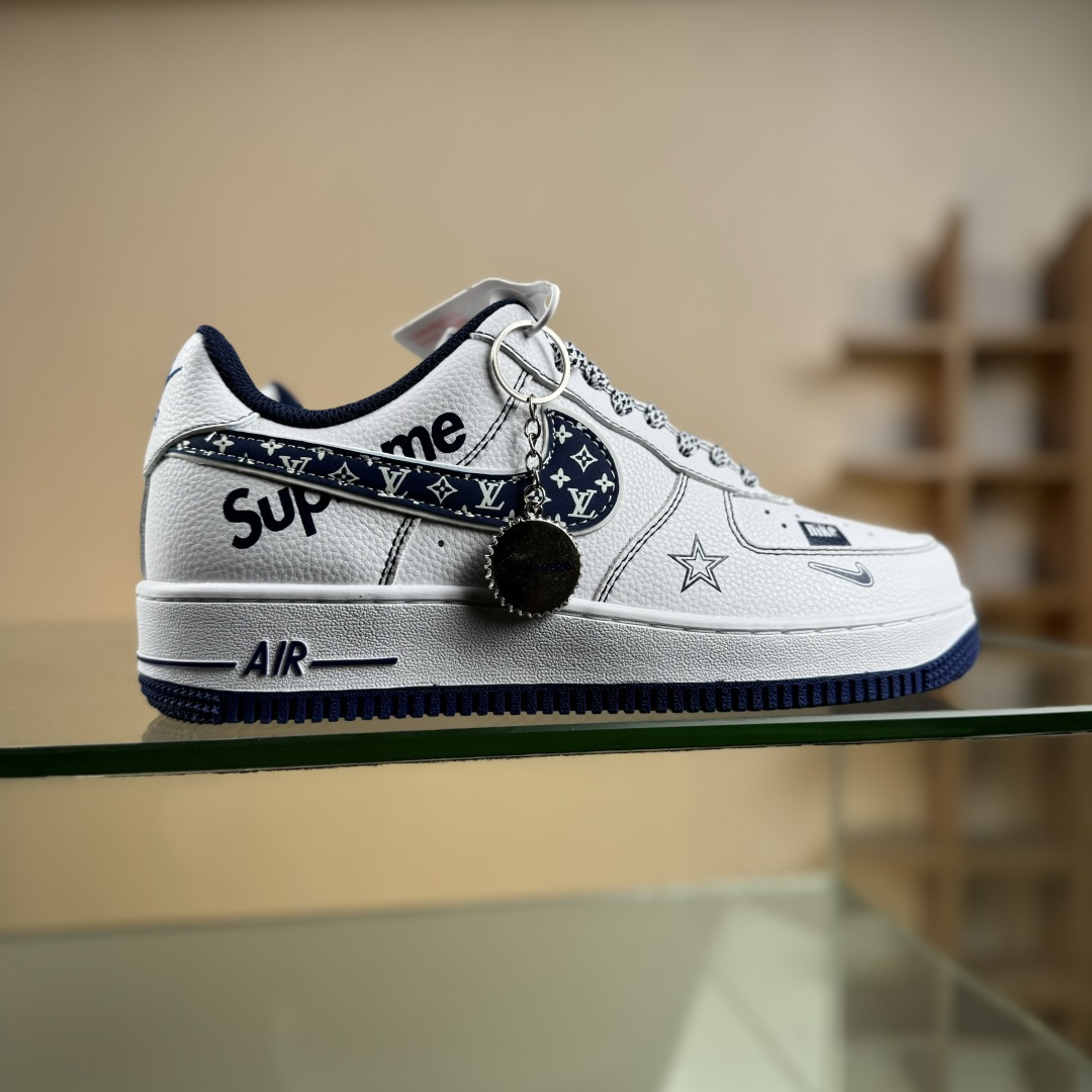 NIke Air Force 1 ’07 Low “Supreme联名——白蓝五星”空军一号 低帮 运动鞋 XZ6188-151