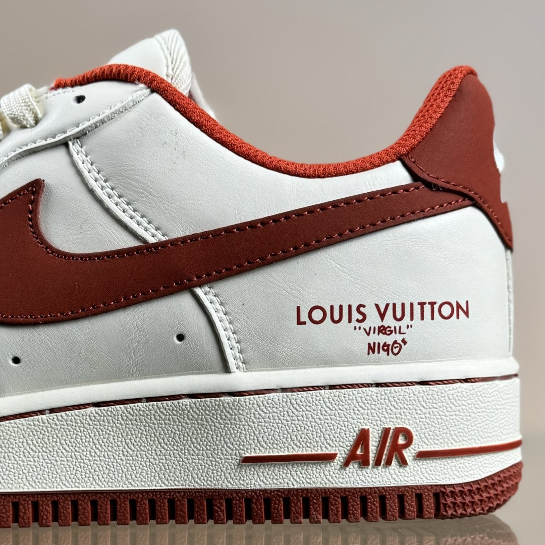 Nike Air Force 1'07 Low 联名 枫红雅白 空军一号低帮休闲板鞋 NH0601-588