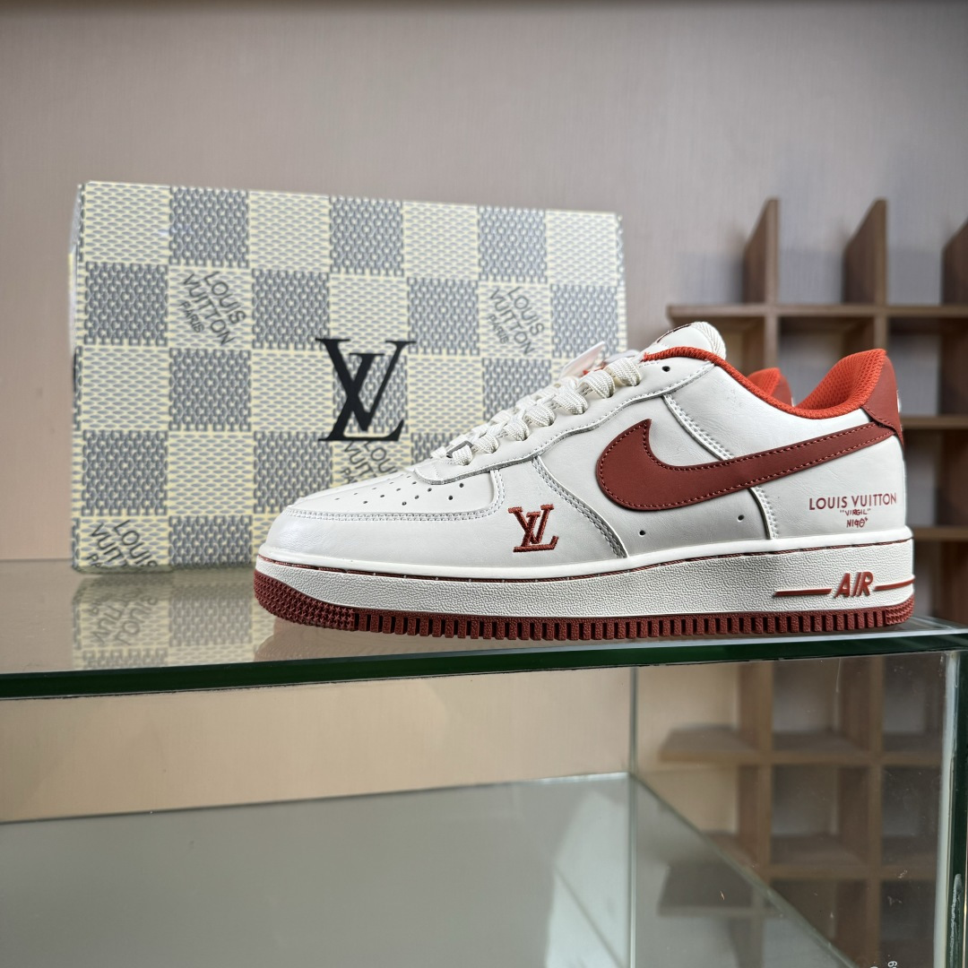 Nike Air Force 1'07 Low 联名 枫红雅白 空军一号低帮休闲板鞋 NH0601-588