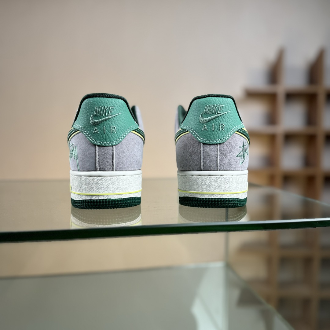 Nike Air Force 1'07 Low 斯图西联名 绿灰猪八 空军一号低帮休闲板鞋 SS1979-007