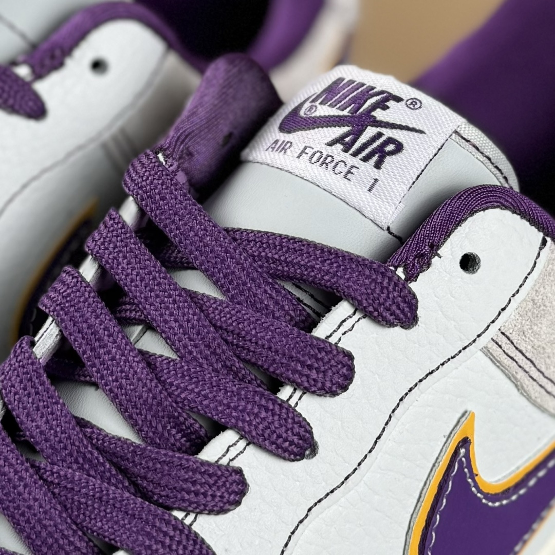 Nike Air Force 1'07 Low NBA联名 紫金湖人 空军一号低帮休闲板鞋 SS1979-004