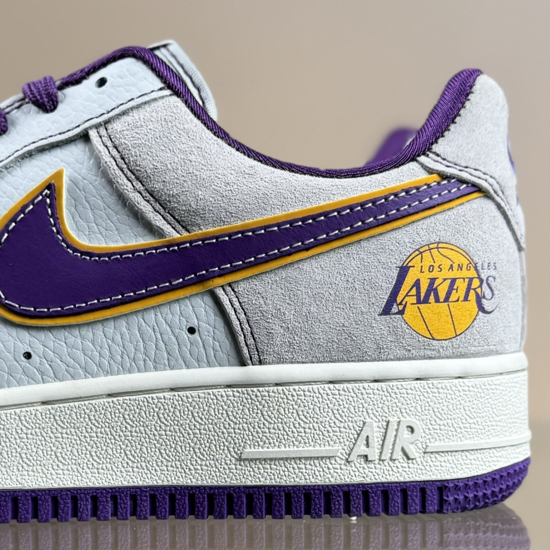 Nike Air Force 1'07 Low NBA联名 紫金湖人 空军一号低帮休闲板鞋 SS1979-004