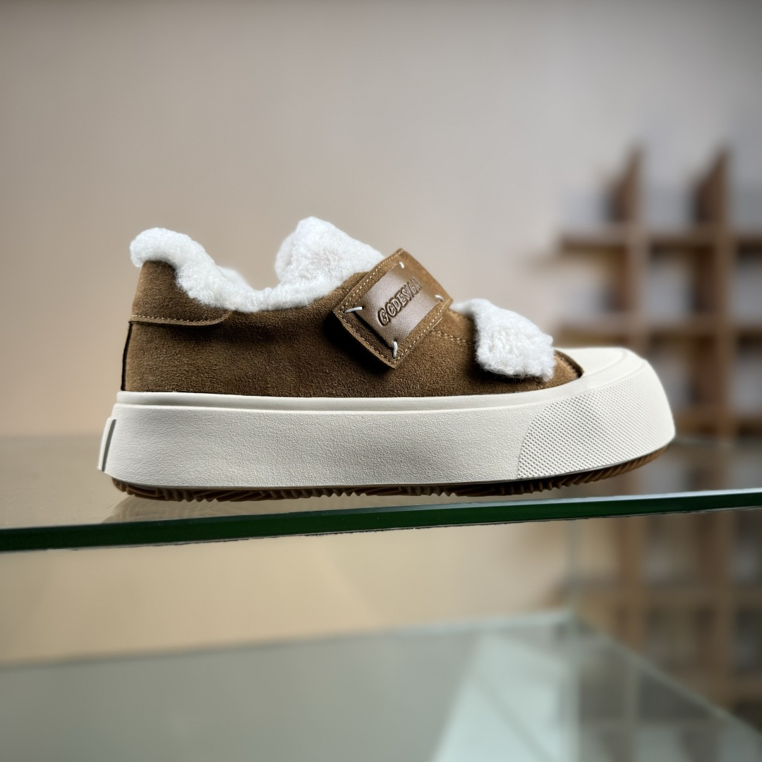 广东大厂出品 秋冬新款 GG-CC 赵露思 秋冬羊毛雪地毛毛鞋 G23Y6905