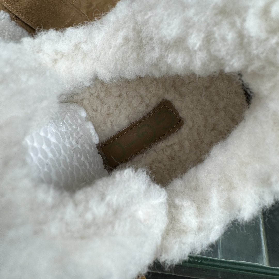 广东大厂出品 秋冬新款 GG-CC 赵露思 秋冬羊毛雪地毛毛鞋 G23Y6905