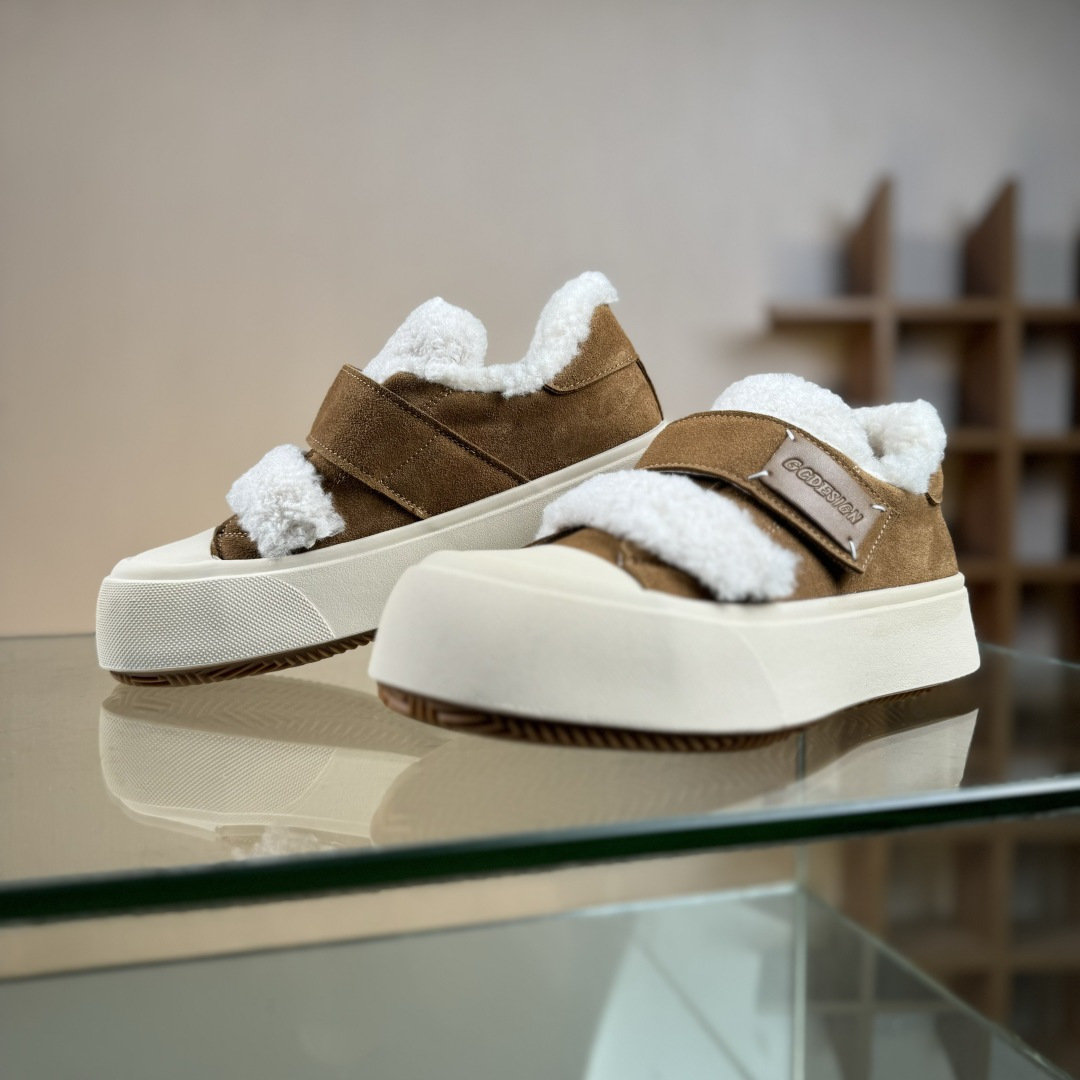 广东大厂出品 秋冬新款 GG-CC 赵露思 秋冬羊毛雪地毛毛鞋 G23Y6905