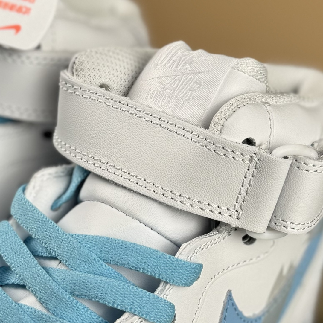 Nike Air Force 1'07 Mid 断勾 喷绘 空军一号中帮休闲板鞋 ZH0316-124