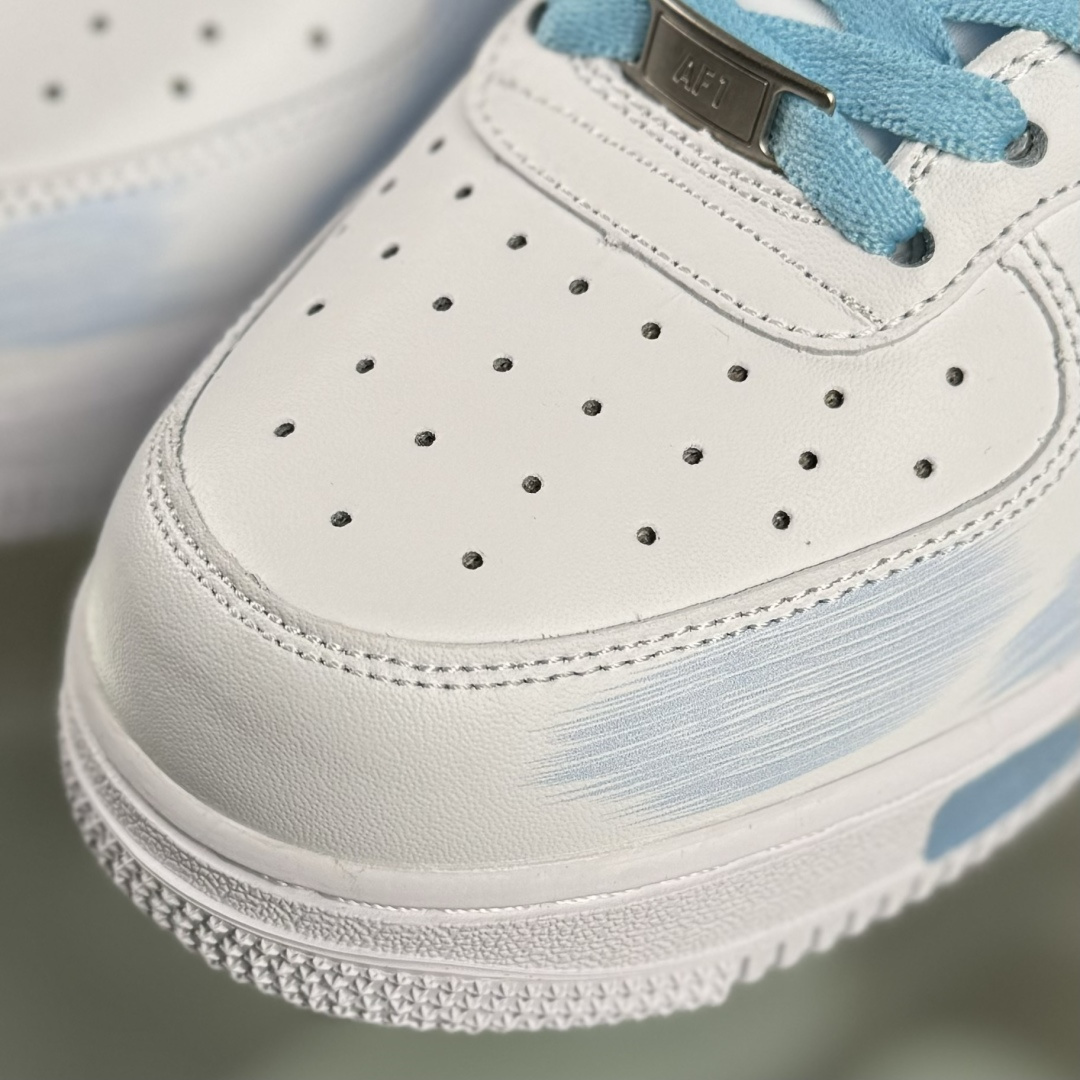 Nike Air Force 1'07 Mid 断勾 喷绘 空军一号中帮休闲板鞋 ZH0316-124