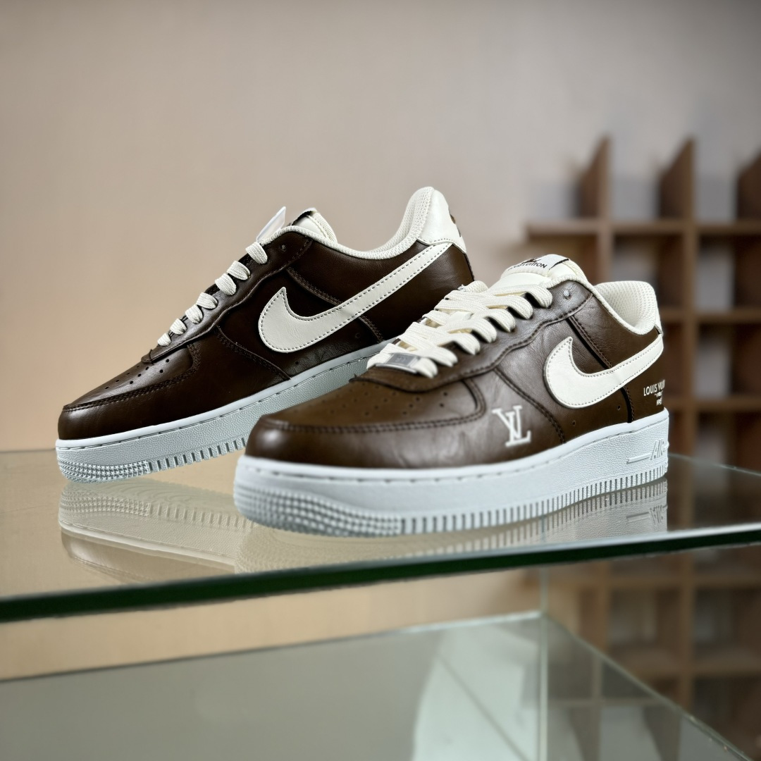 Nike Air Force 1'07 Low 联名 焦糖拿铁 空军低帮休闲板鞋 NH0601-587