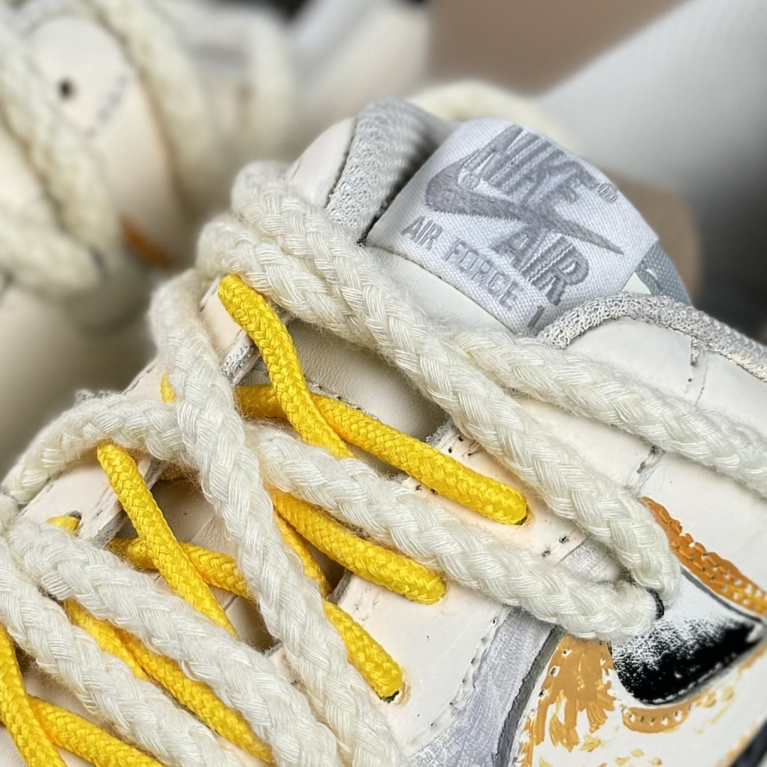 Nike Air Force 1'07 Low ”Graffiti White Paper” 手绘涂鸦 涂鸦白皮书 空军低帮休闲板鞋 DB3301-101