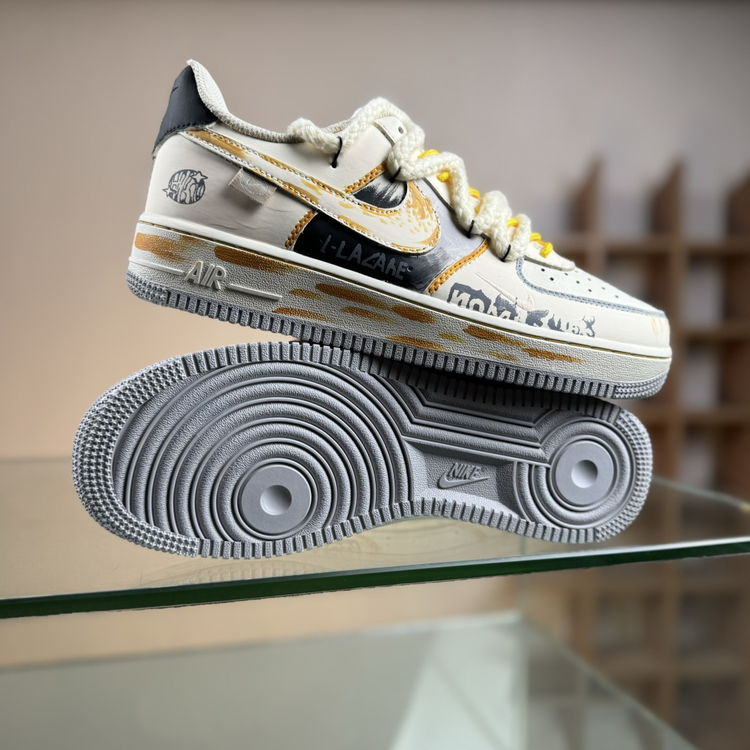 Nike Air Force 1'07 Low ”Graffiti White Paper” 手绘涂鸦 涂鸦白皮书 空军低帮休闲板鞋 DB3301-101