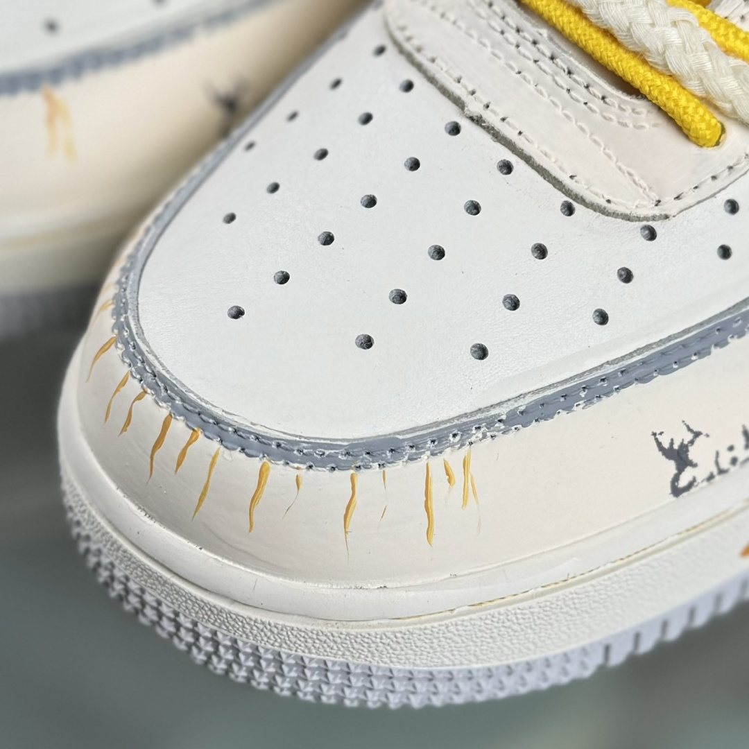 Nike Air Force 1'07 Low ”Graffiti White Paper” 手绘涂鸦 涂鸦白皮书 空军低帮休闲板鞋 DB3301-101