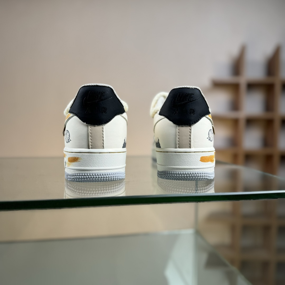 Nike Air Force 1'07 Low ”Graffiti White Paper” 手绘涂鸦 涂鸦白皮书 空军低帮休闲板鞋 DB3301-101