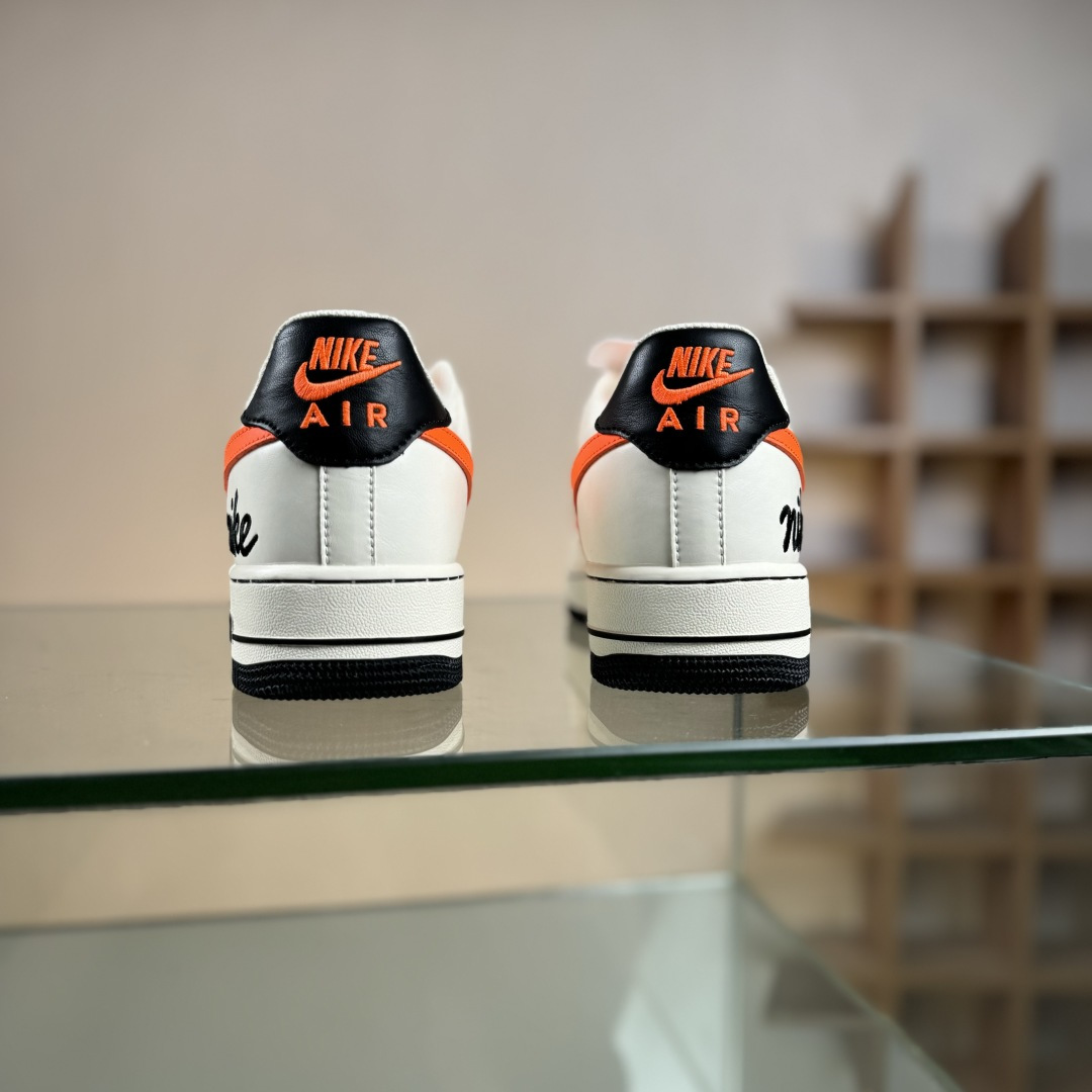 Nike Air Force 1'07 Low 米白艳橙 空军低帮休闲板鞋 NH0601-582