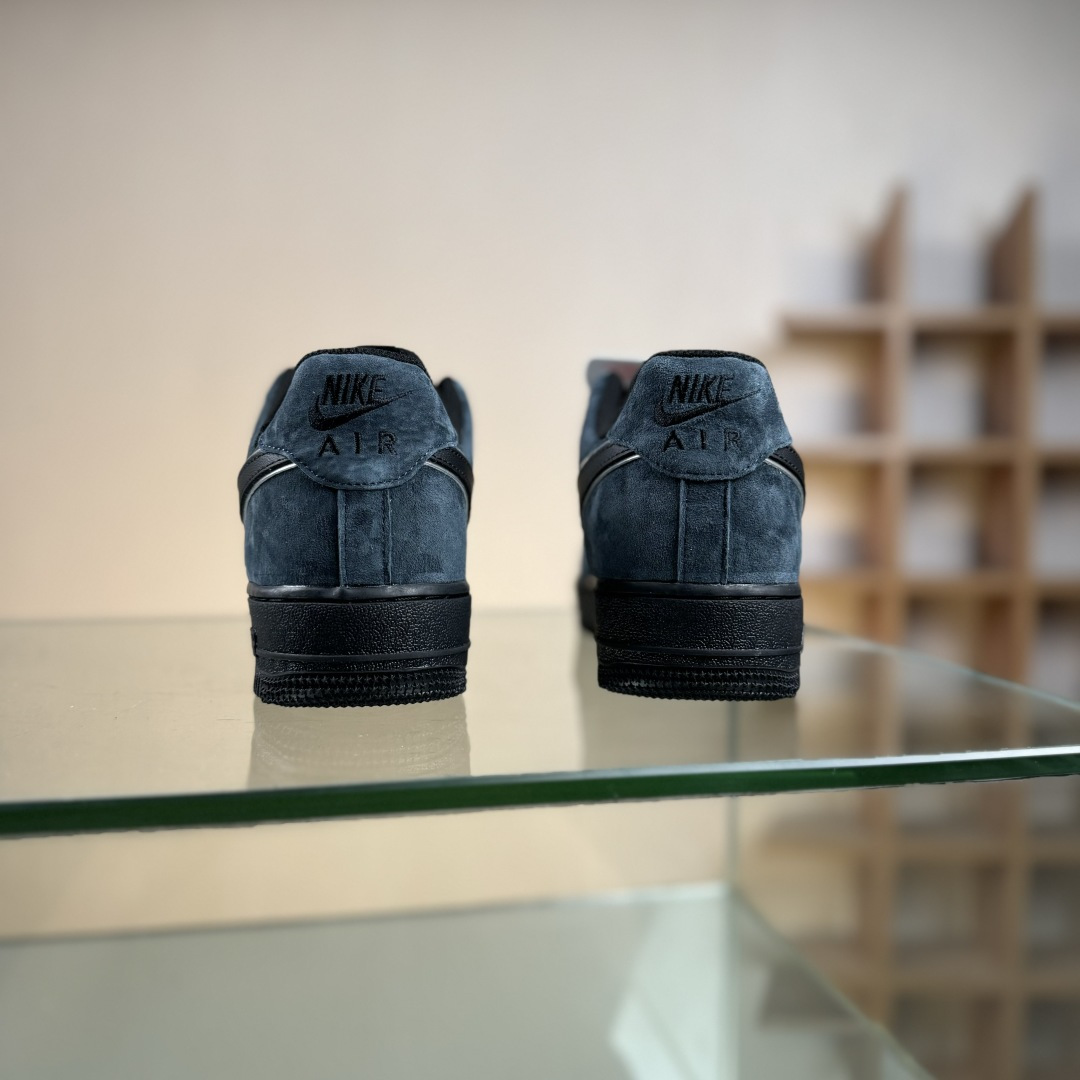 Nike Air Force 1'07 Low 深蓝黑 全麂皮 空军低帮休闲板鞋 ZH0316-157
