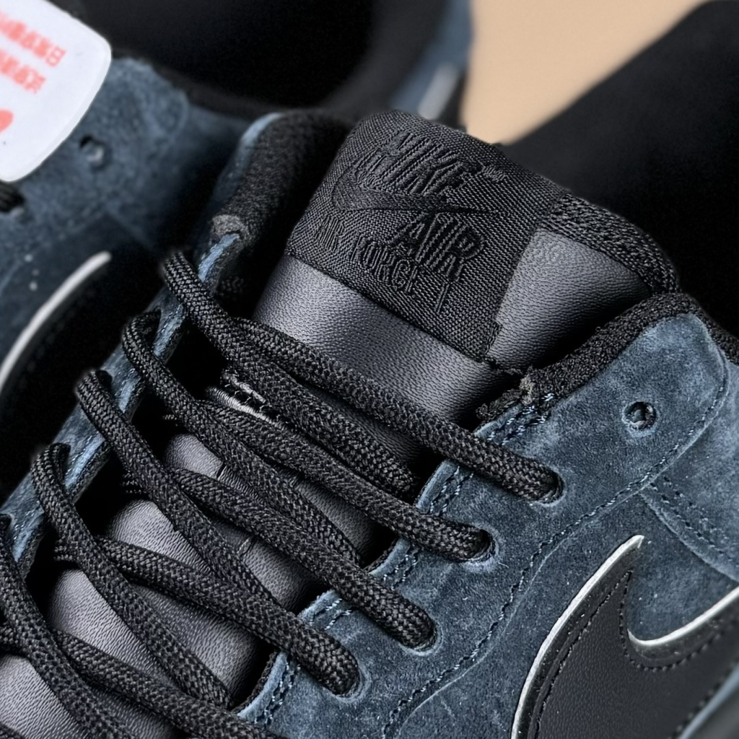 Nike Air Force 1'07 Low 深蓝黑 全麂皮 空军低帮休闲板鞋 ZH0316-157