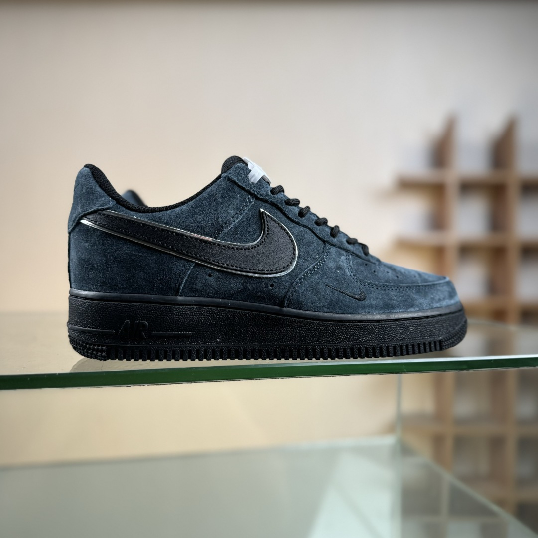 Nike Air Force 1’07 Low 深蓝黑 全麂皮 空军低帮休闲板鞋 ZH0316-157