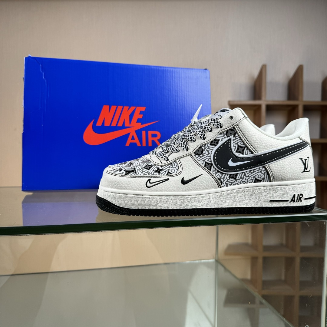 AF1×LV这波“艺术奢潮”直接把高级感踩在脚面