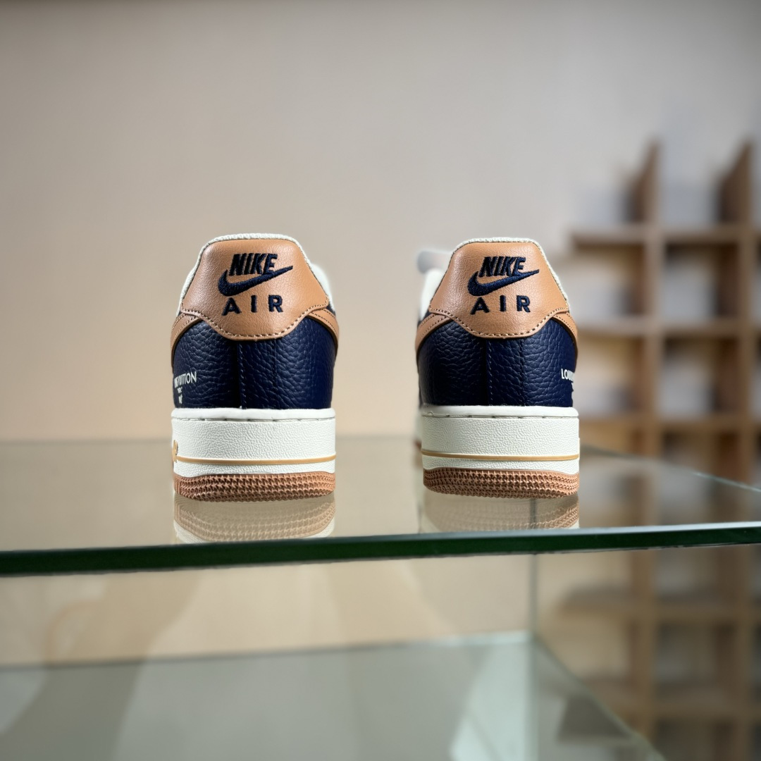 NIke Air Force 1 '07 Low “LV联名--暮蓝杏棕” 空军一号低帮 运动鞋 NH0601-585