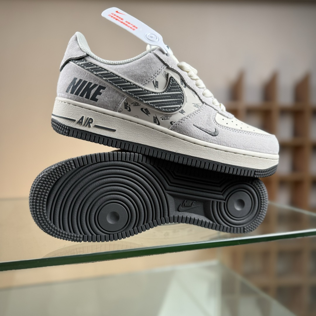 NIke Air Force 1 '07 Low “NIKE-米灰猪八革”空军一号 低帮 运动鞋 休闲鞋 JP8028-071