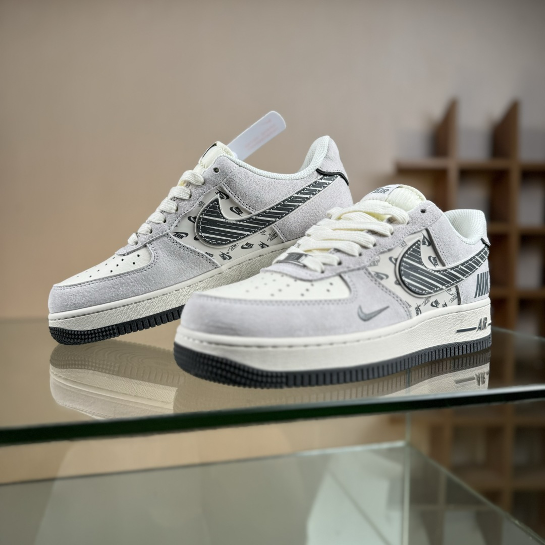 NIke Air Force 1 '07 Low “NIKE-米灰猪八革”空军一号 低帮 运动鞋 休闲鞋 JP8028-071