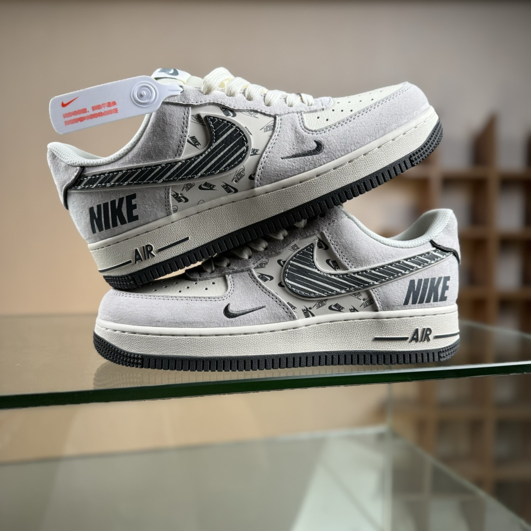NIke Air Force 1 '07 Low “NIKE-米灰猪八革”空军一号 低帮 运动鞋 休闲鞋 JP8028-071
