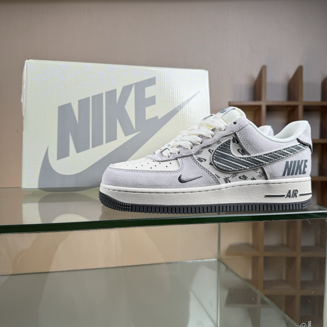NIke Air Force 1 '07 Low “NIKE-米灰猪八革”空军一号 低帮 运动鞋 休闲鞋 JP8028-071