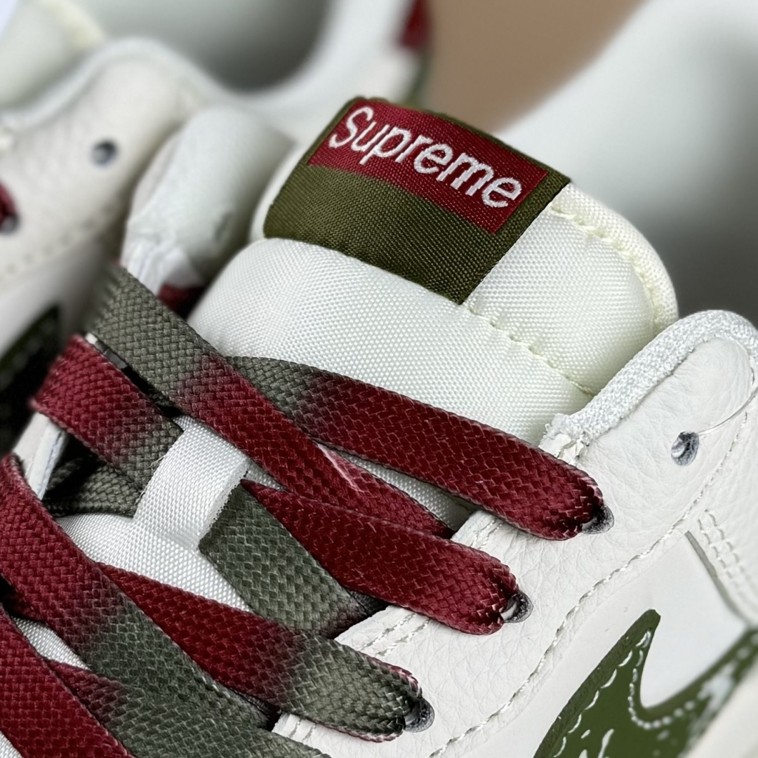 260 Nike Air Force 1 '07 Low “Supreme联名——米红织标绿勾”空军一号 低帮 运动鞋 休闲鞋 QW5606-273-Chinese UA Cheap High Quatity Brand Clothes Bags handbags Sneakers wholesale wholesaler seller from China Factory suppliers Fashion Clothing Shoes best Quality Beautiful Price 260 Nike Air Force 1 '07 Low “Supreme联名——米红织标绿勾”空军一号 低帮 运动鞋 休闲鞋 QW5606-273