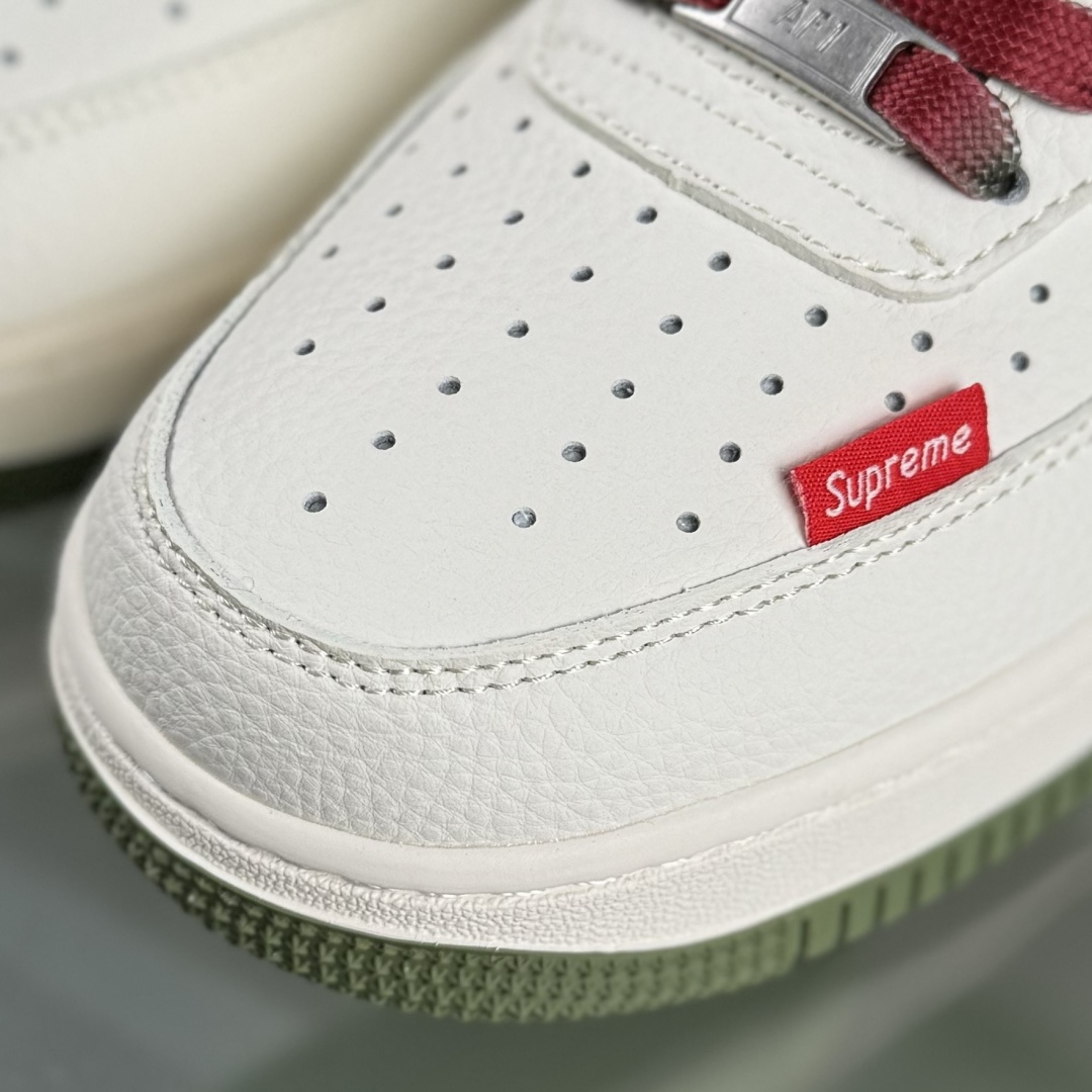 260 Nike Air Force 1 '07 Low “Supreme联名——米红织标绿勾”空军一号 低帮 运动鞋 休闲鞋 QW5606-273-Chinese UA Cheap High Quatity Brand Clothes Bags handbags Sneakers wholesale wholesaler seller from China Factory suppliers Fashion Clothing Shoes best Quality Beautiful Price 260 Nike Air Force 1 '07 Low “Supreme联名——米红织标绿勾”空军一号 低帮 运动鞋 休闲鞋 QW5606-273