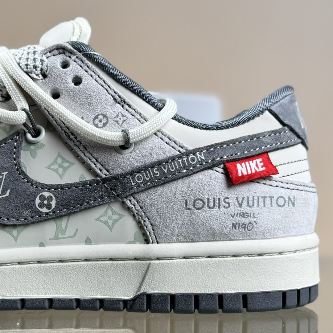 Nike SB Dunk Low LV联名 荔纹勾抽绳 周年高端定制 低帮休闲板鞋 CX5050-Y35