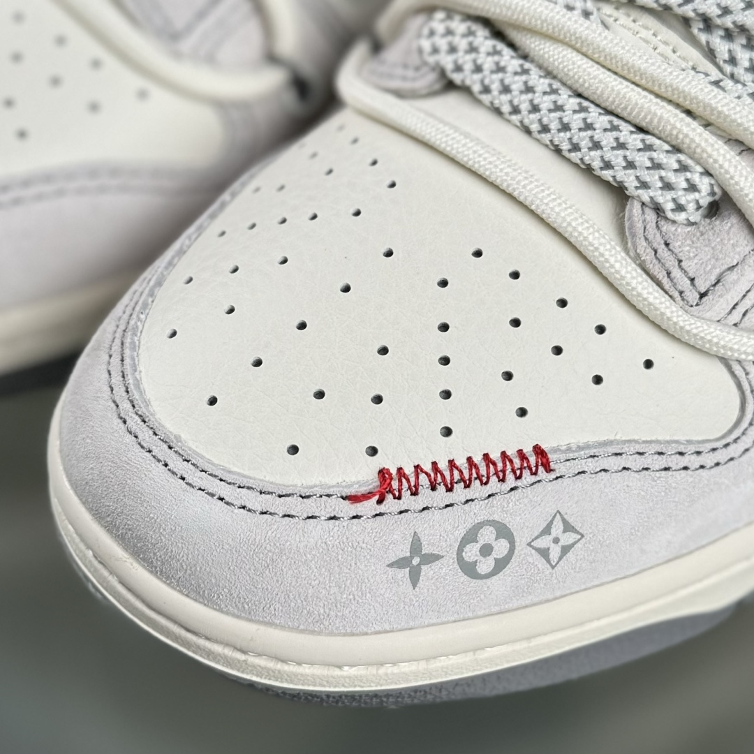 Nike SB Dunk Low LV联名 荔纹勾抽绳 周年高端定制 低帮休闲板鞋 CX5050-Y35