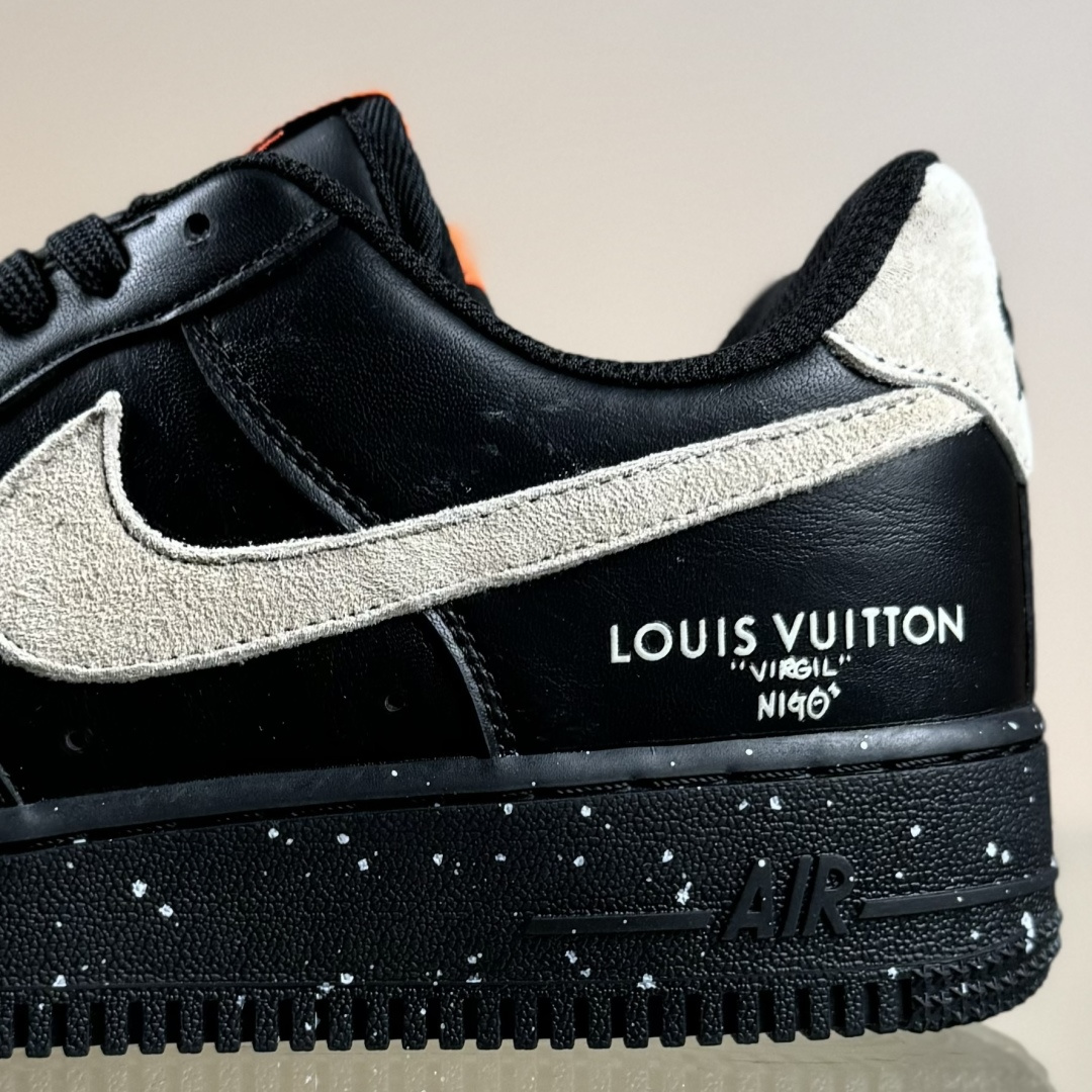 NIke Air Force 1 '07 Low “LV联名--墨黑星点” 空军一号低帮 运动鞋 休闲鞋 NH0601-586