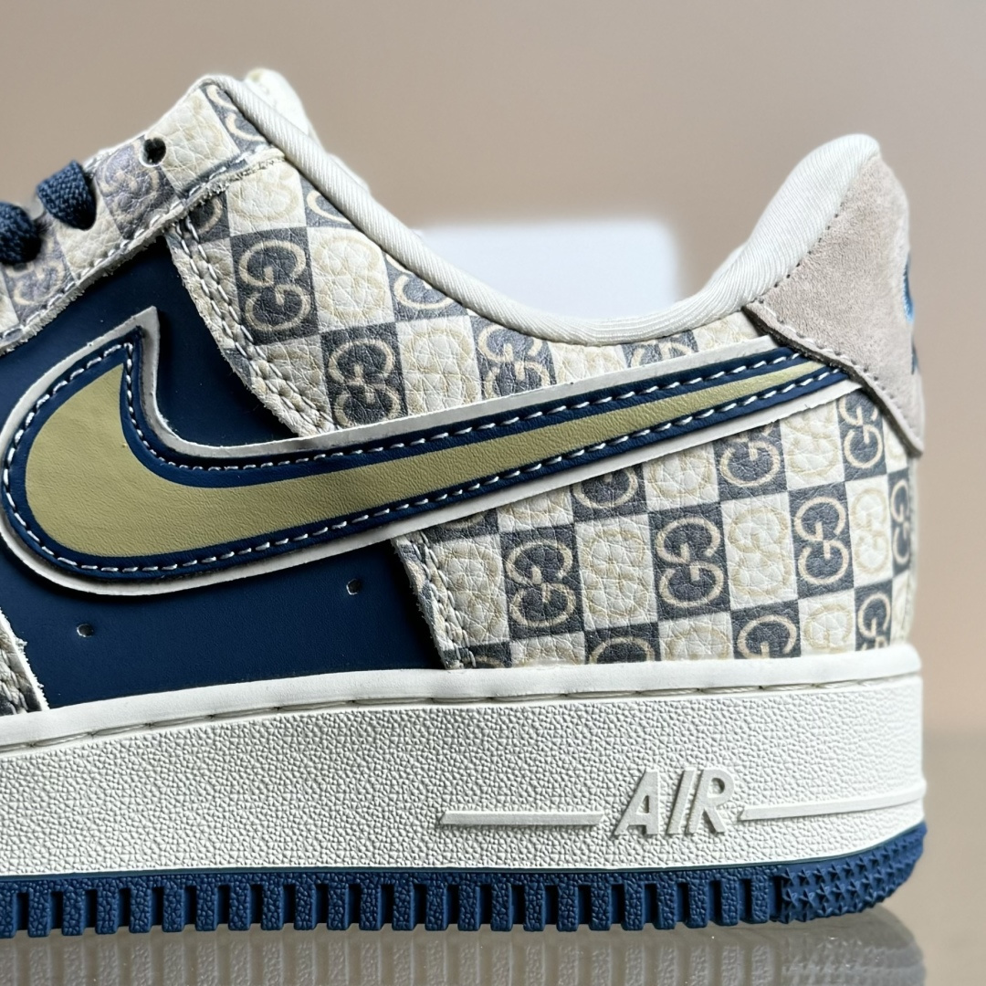 Nike Air Force 1'07 Low 联名 米白蓝 空军一号低帮休闲板鞋 XL1979-127