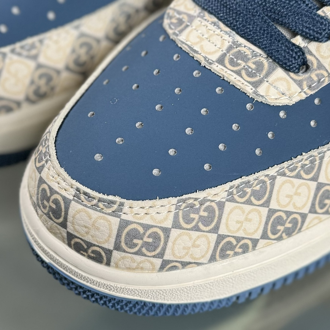 Nike Air Force 1'07 Low 联名 米白蓝 空军一号低帮休闲板鞋 XL1979-127