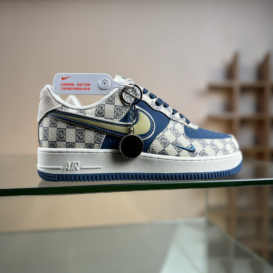 Nike Air Force 1’07 Low 联名 米白蓝 空军一号低帮休闲板鞋 XL1979-127