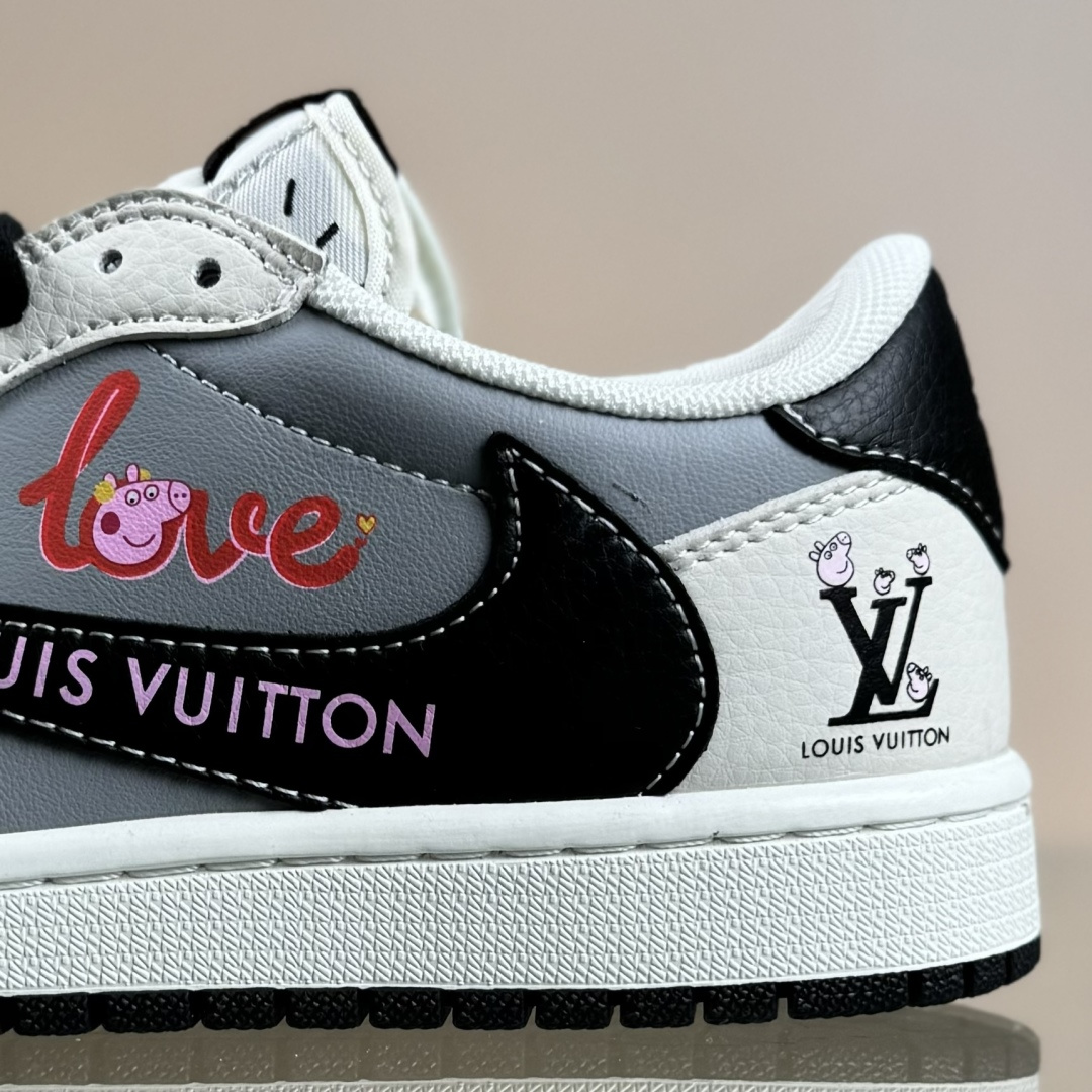 Nike Air Jordan 1 x Travis Scott AJ1倒勾 乔一倒钩 ‘DIY’定制 耐克 低帮文化篮球鞋 DZ2688-005