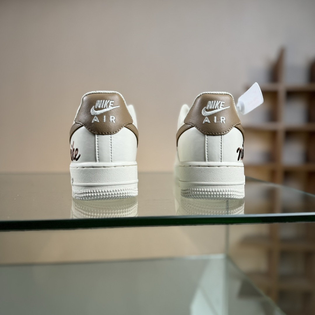 260 Nike Air Force 1'07 Low 奶咖白棕三小勾 空军一号低帮休闲板鞋 NH0601-584-Chinese UA Cheap High Quatity Brand Clothes Bags handbags Sneakers wholesale wholesaler seller from China Factory suppliers Fashion Clothing Shoes best Quality Beautiful Price 260 Nike Air Force 1'07 Low 奶咖白棕三小勾 空军一号低帮休闲板鞋 NH0601-584