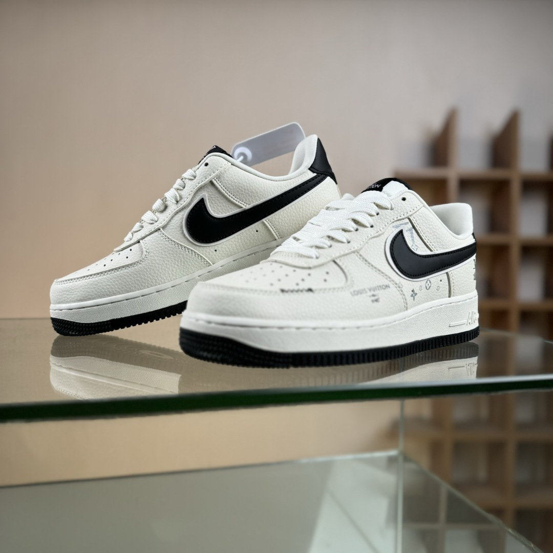 Nike Air Force 1'07 Low 联名 车线米黑勾 空军一号低帮休闲板鞋 LD1999-001 Nike Air Force 1'07 Low 联名 车线米黑勾 空军一号低帮休闲板鞋 LD1999-001