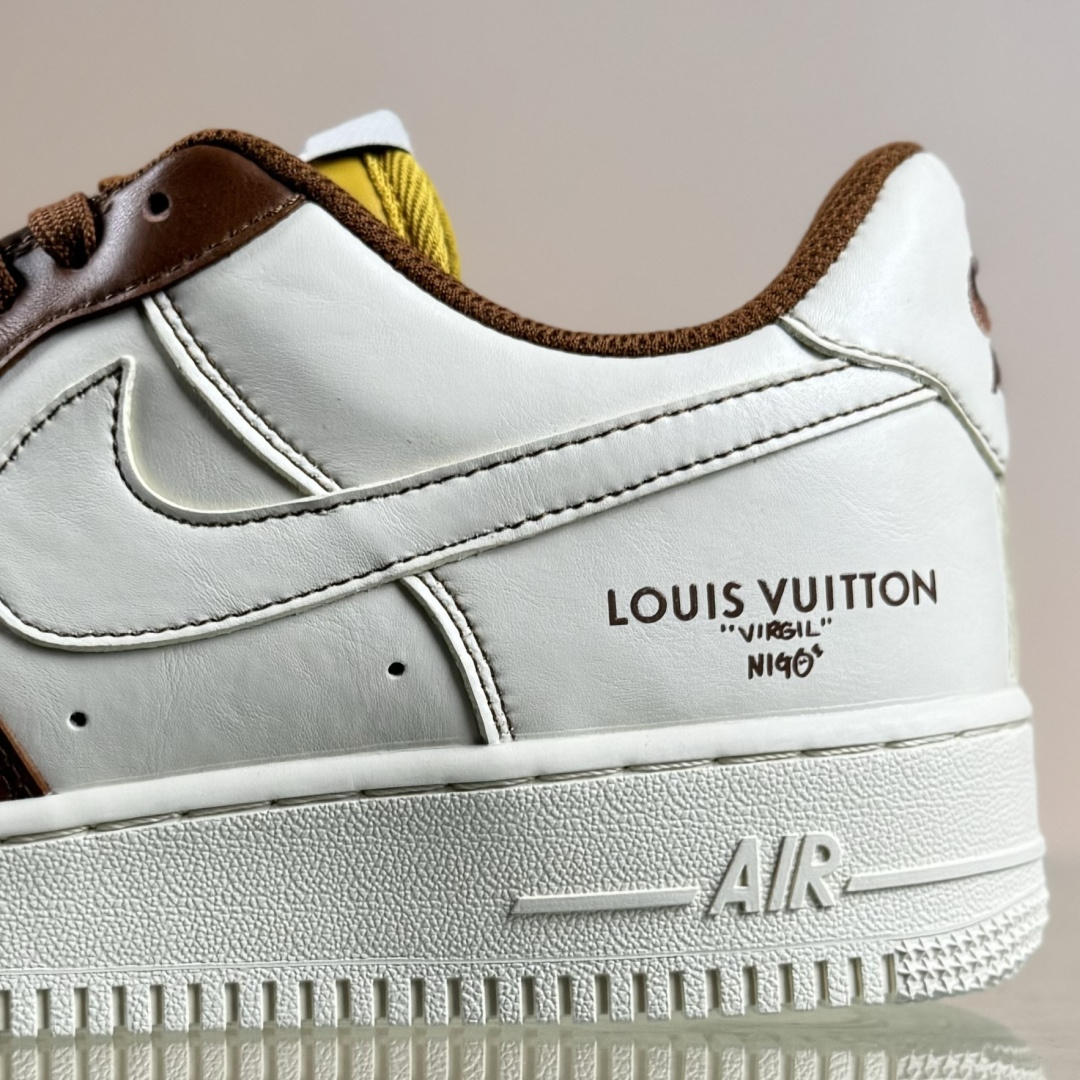 Nike Air Force 1'07 Low 联名 奶白咖棕 空军一号低帮休闲板鞋 IH1817-800