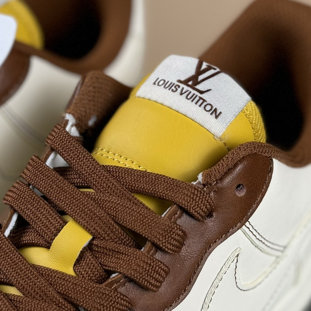 Nike Air Force 1'07 Low 联名 奶白咖棕 空军一号低帮休闲板鞋 IH1817-800