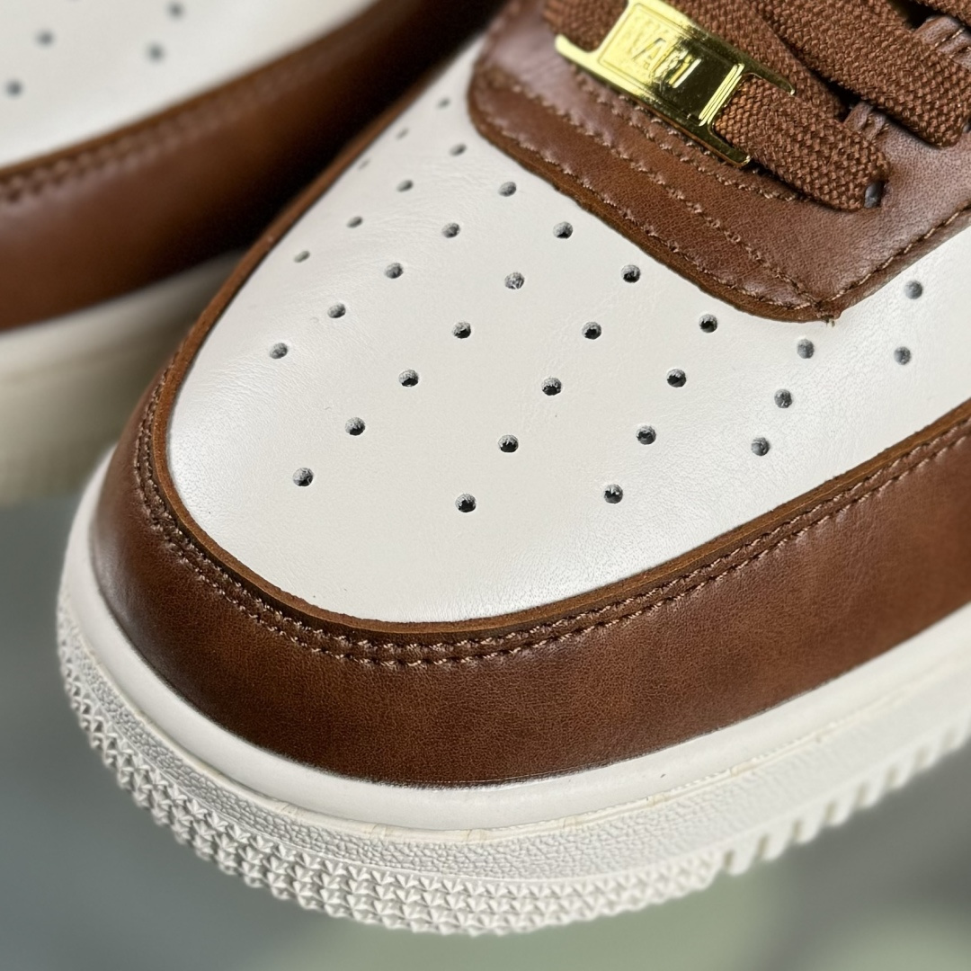 Nike Air Force 1'07 Low 联名 奶白咖棕 空军一号低帮休闲板鞋 IH1817-800