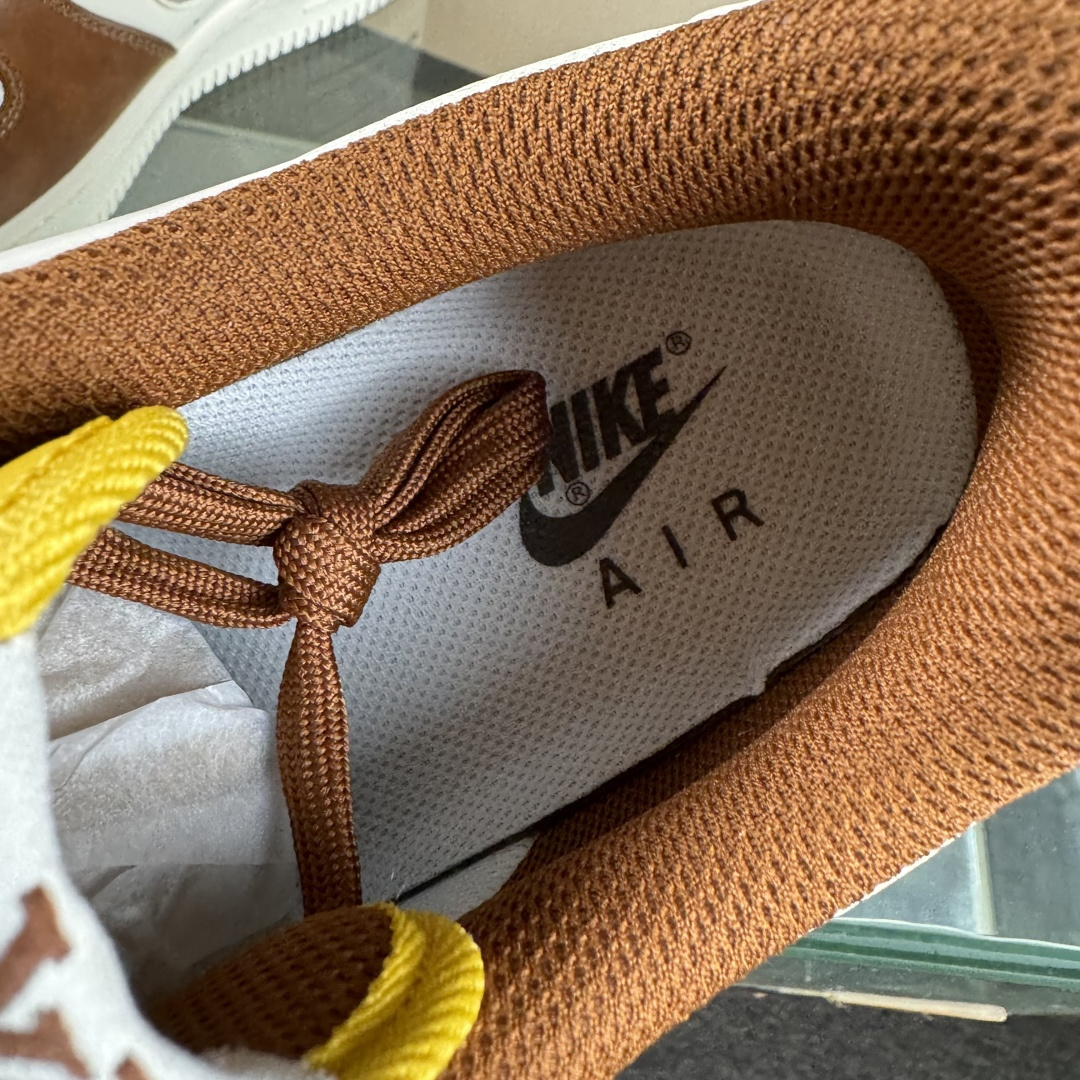 Nike Air Force 1'07 Low 联名 奶白咖棕 空军一号低帮休闲板鞋 IH1817-800
